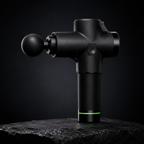Acrux Pro Massagepistol – Kraftfull Muskelåterhämtning med 6 Massagehuvuden & 30 Hastighetsnivåer