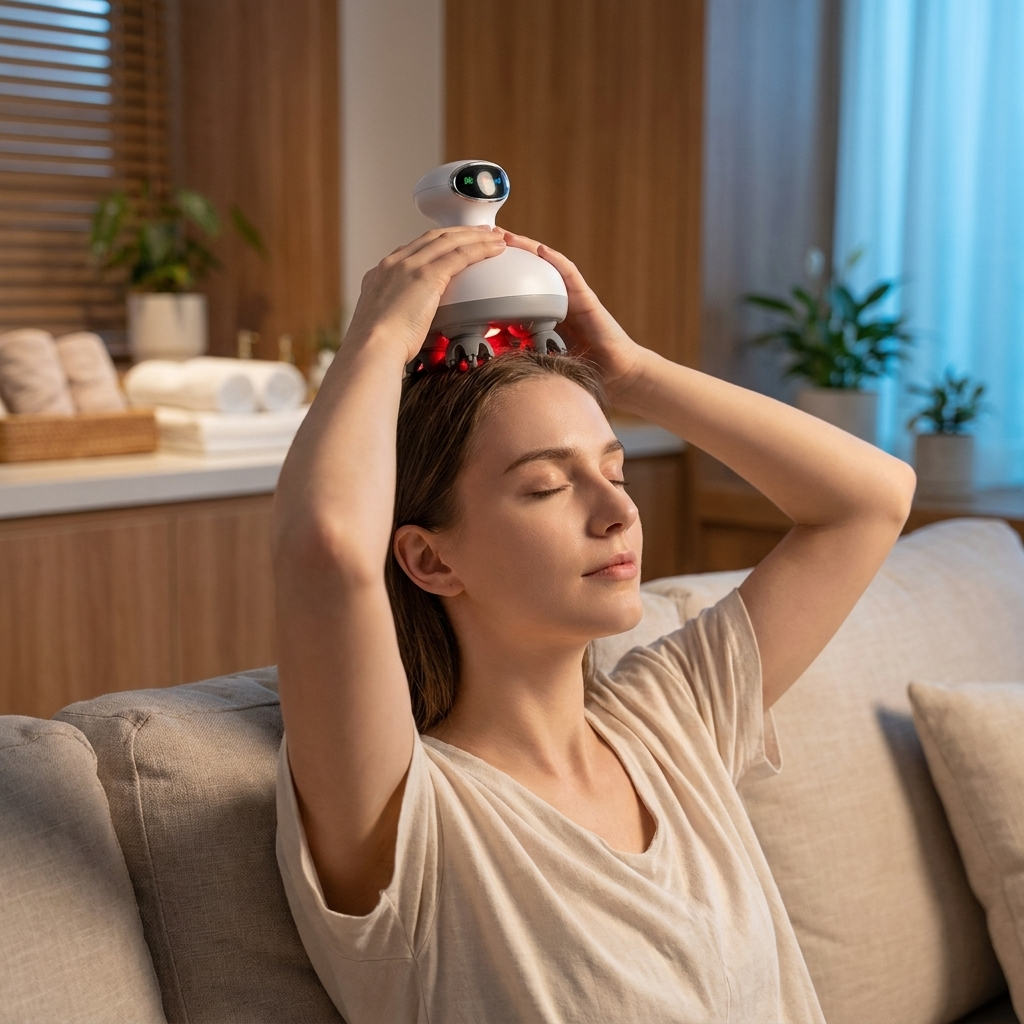 Elektrisk Huvudmassager – Skön Skalpmassage för Avslappning & Återhämtning