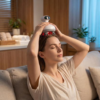 Elektrisk Huvudmassager – Skön Skalpmassage för Avslappning & Återhämtning
