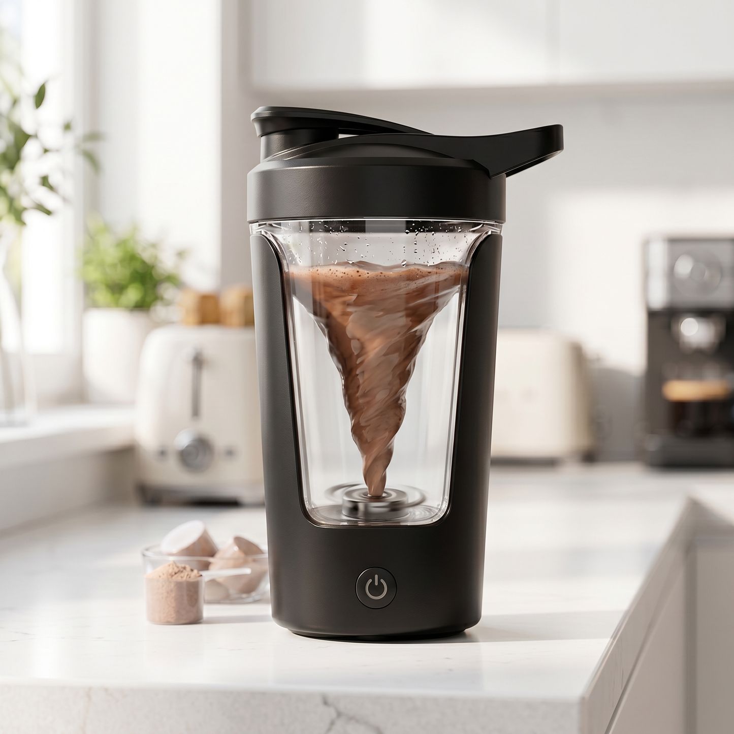 Elektrisk Shaker 400ml – Automatisk Proteinblandare