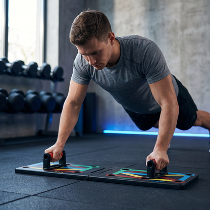 9-Funktioners Push-up Board – Rikta Träningen mot Rätt Muskler