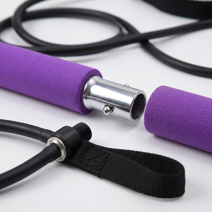 Pilatesbar med Motståndsband – Komplett Hemmaträning i Ett Redskap