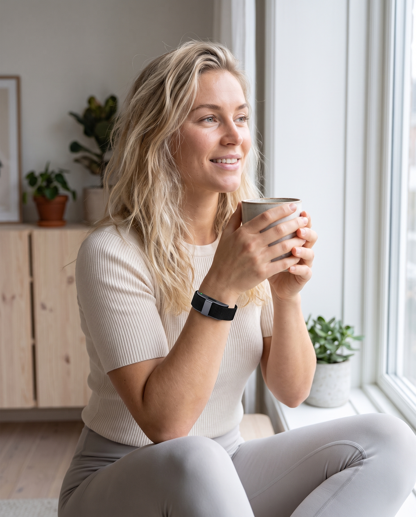 Acrux Smart Hälsoarmband – Puls, Sömn & Aktivitet, Skärmfritt